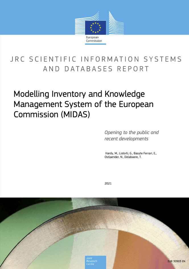 cover image of Modelling inventory and knowledge management system of the European Commission (MIDAS)